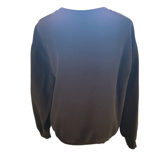 Kuromi My Melody Sweatshirt Black Pullover Sz L Sanrio Hello Kitty Anime Graphic - Picture 2 of 6